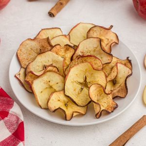 KETO AIR FRYER APPLE CHIPS
