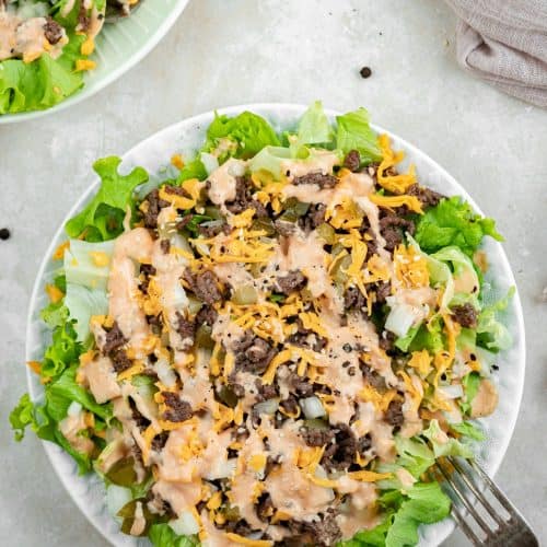 Keto Big Mac Salad